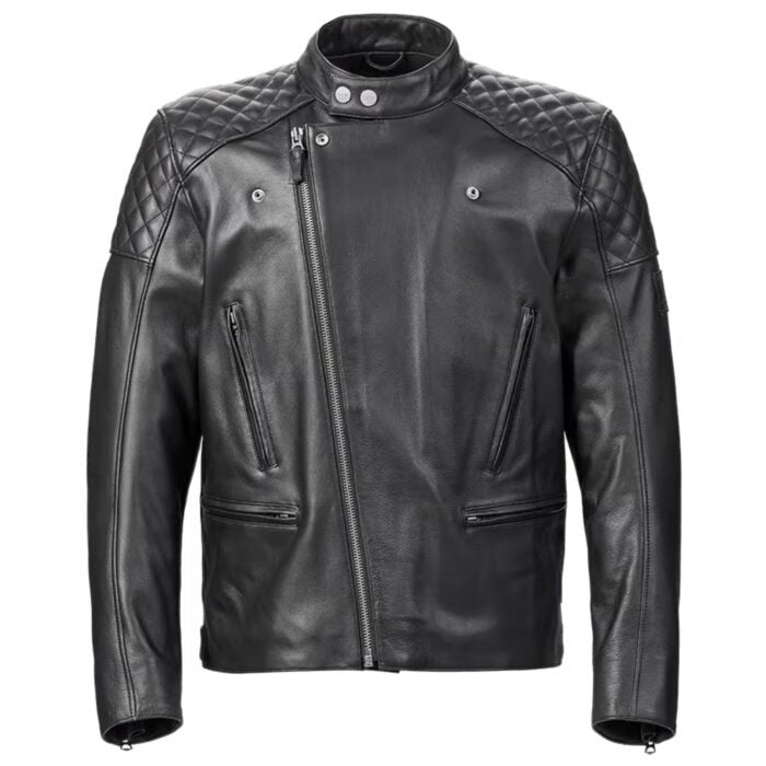 TRIUMPH BRADDAN ASYMMETRIC LEATHER JACKET