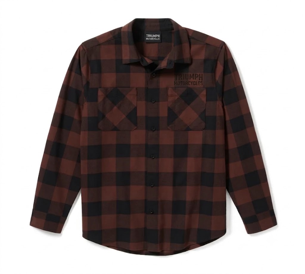 Men's Bar & Shield Buffalo Check Flannel - Plaid - Black & Coffee