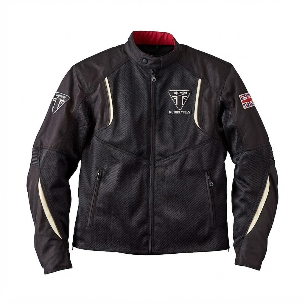 Men's Triumph Motorcycle Black Riding Jacket