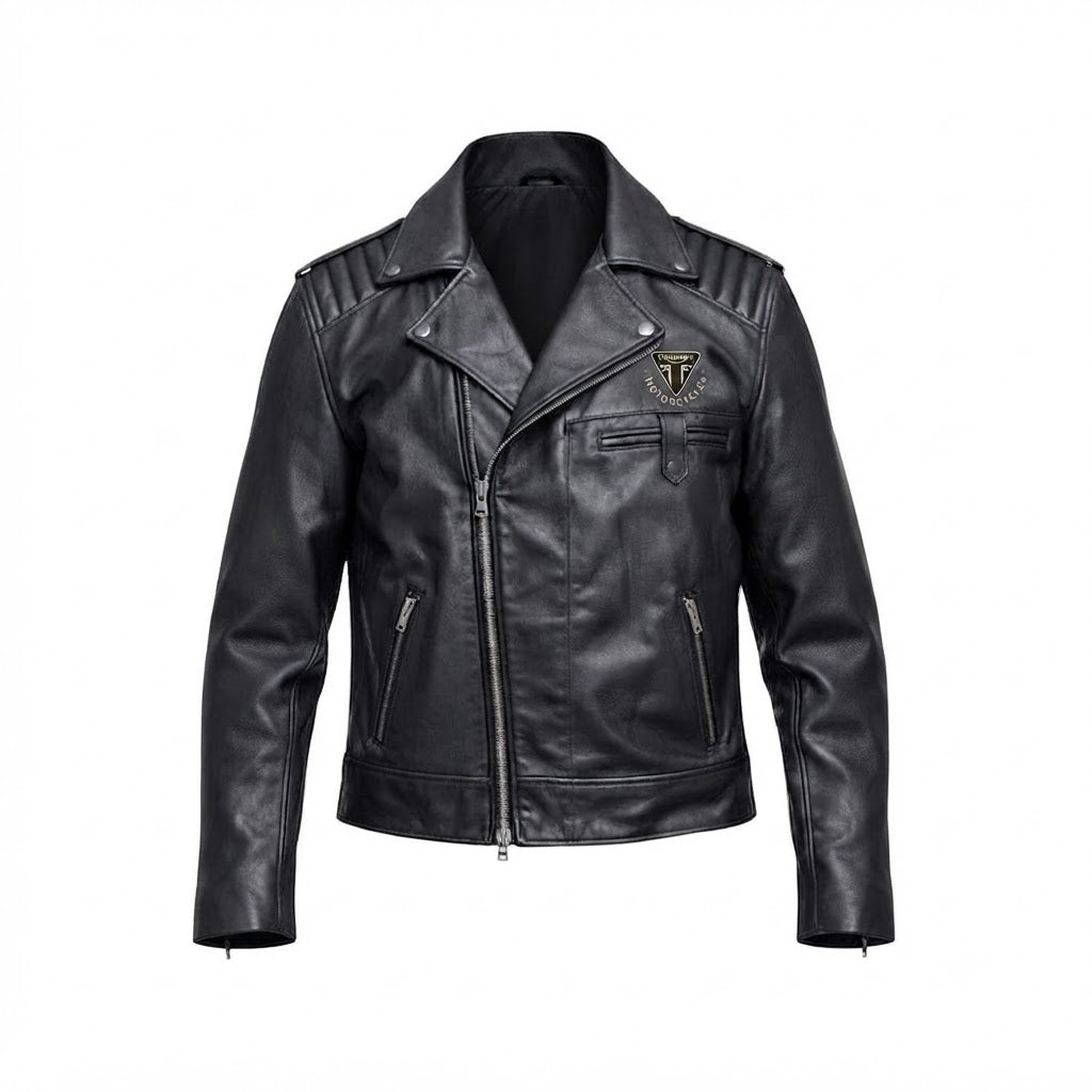 Men’s Triumph Motorcycle Bomber Icon Leather Jacket