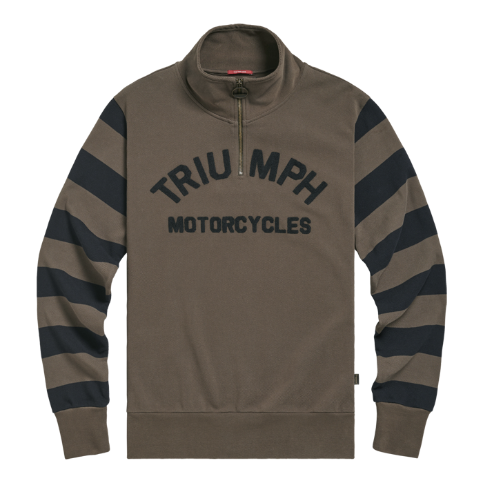 Highly Double Pique Quarter Zip Sweatshirt