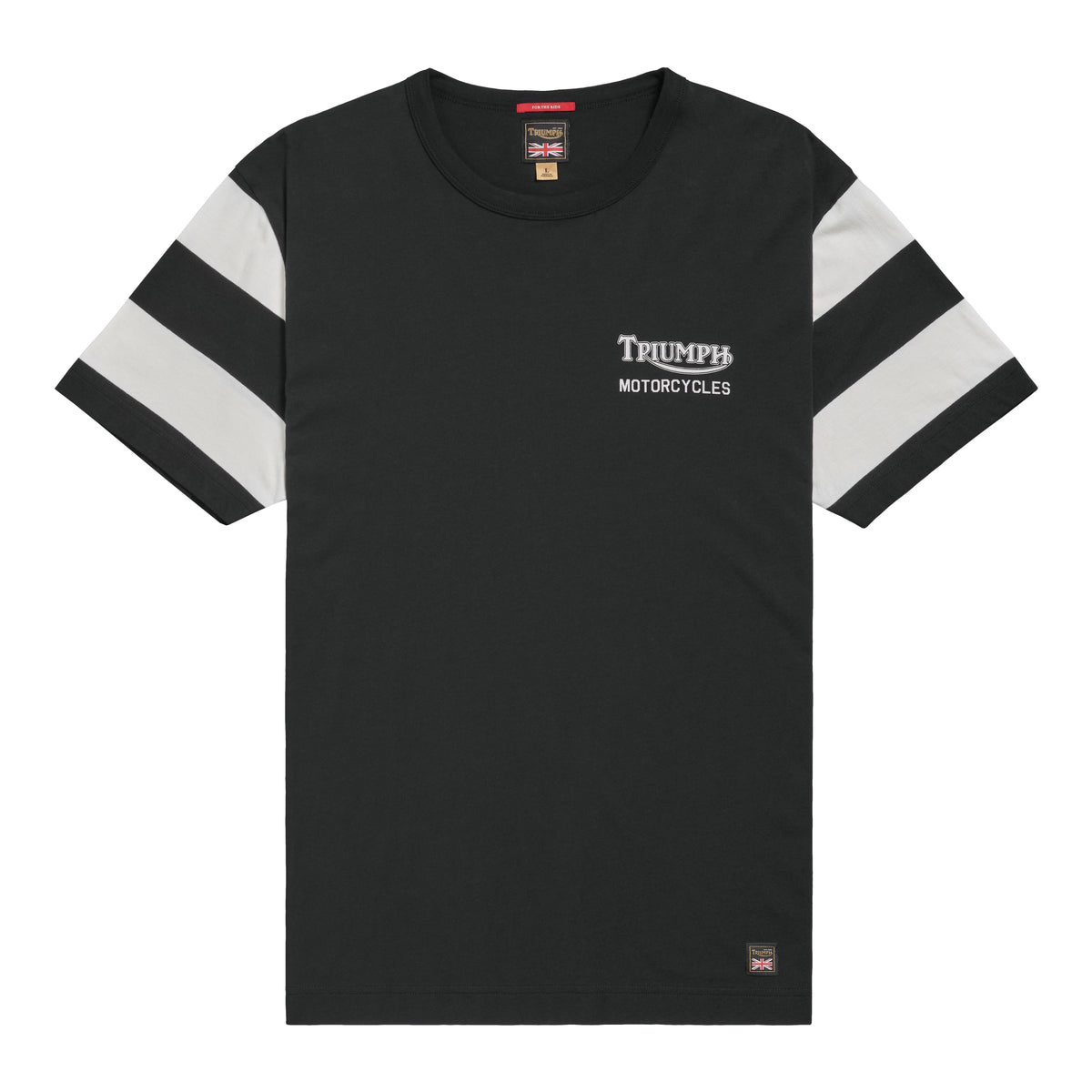 Speedway Striped Sleeve Tee