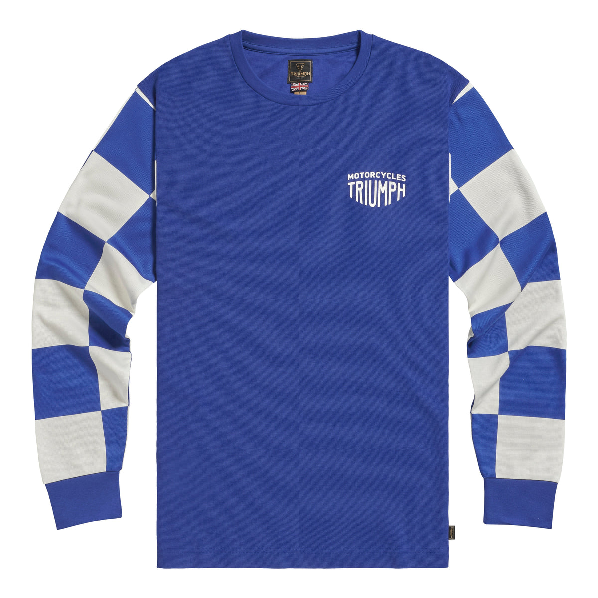 Harker Checkerboard Long Sleeve Waffle Tee