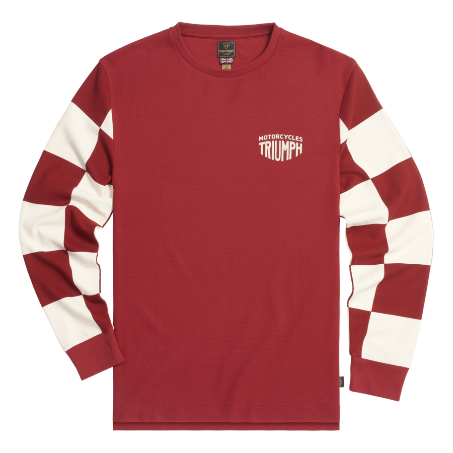 Harker Checkerboard Long Sleeve Waffle Tee