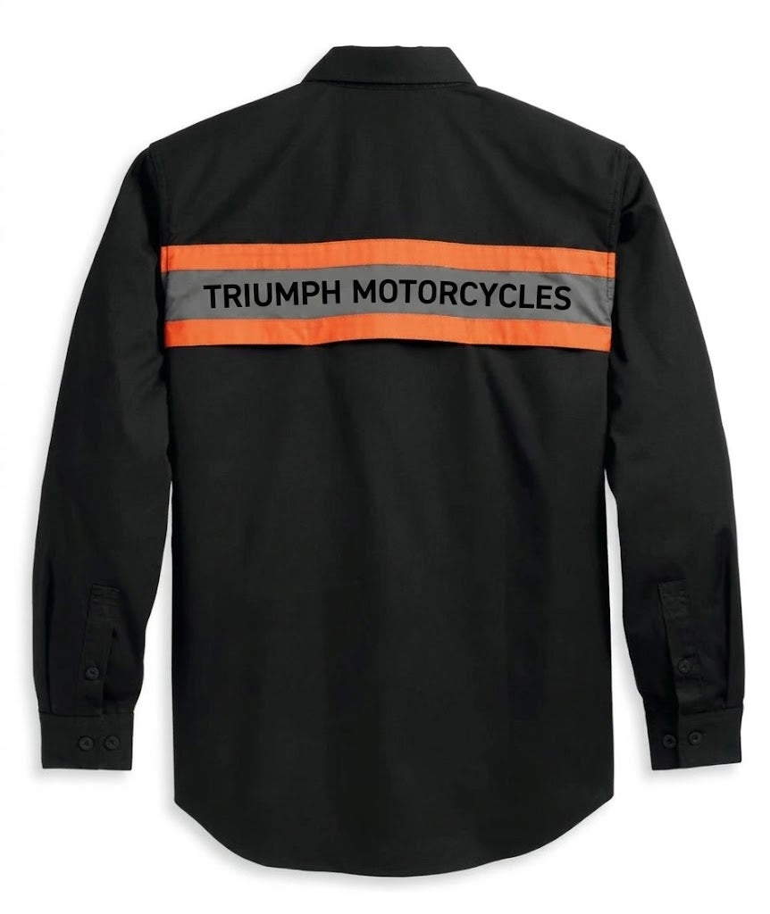 Triumph Men's Performance Shirt Colorblocked, Black