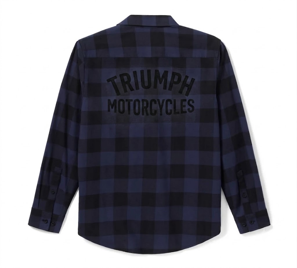 Men's Bar & Shield Buffalo Check Flannel - Plaid - Mood Indigo/ Black