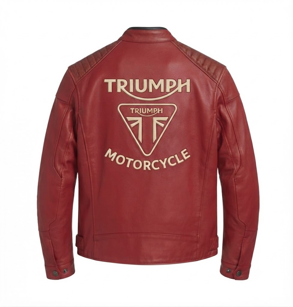 Men’s Triumph Motorcycle Denver Jacket, Red