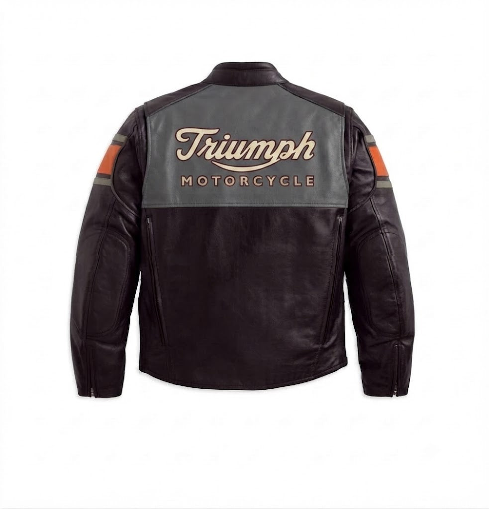 Men’s Triumph Motorcycle Leather Jacket