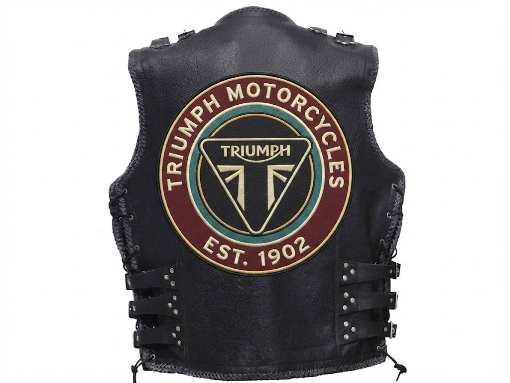 Triumph Motorcycle Men's PISTON II Leather Vest