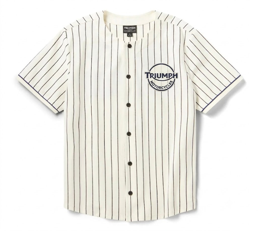 Men's Essential Pinstripe Baseball Jersey