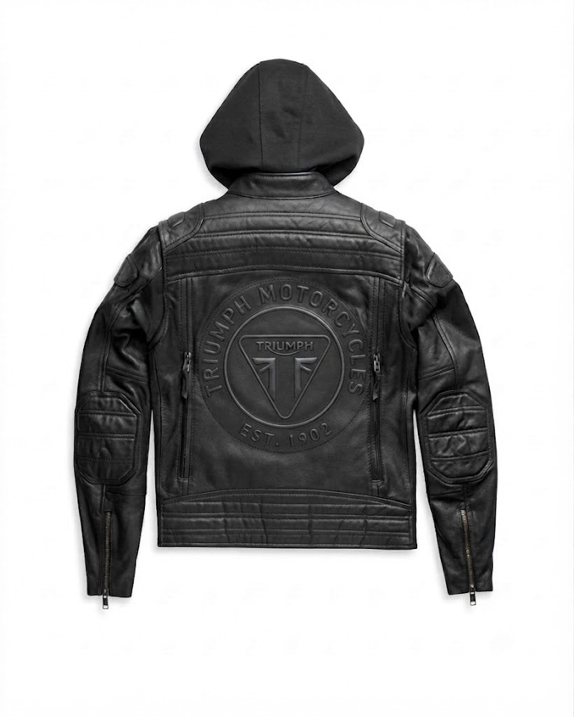 Men’s Triumph Motorcycle Men's Auroral II 3-in-1 Leather Jacket
