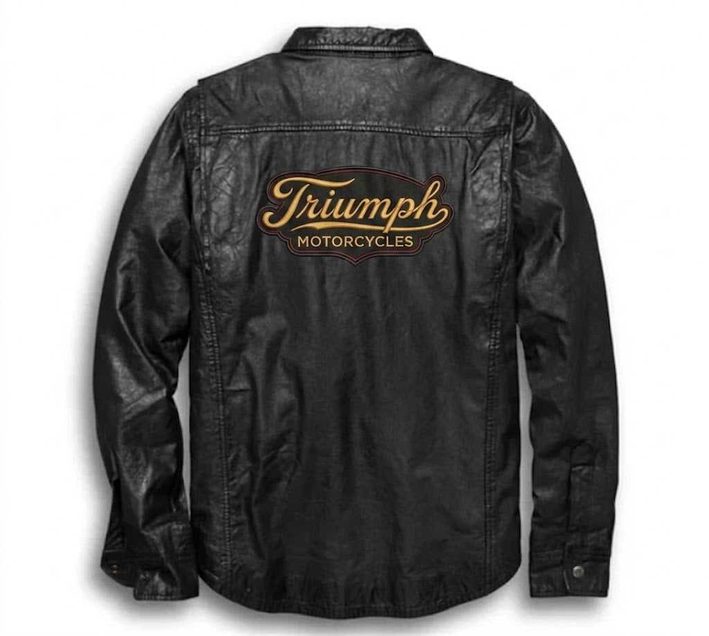 Men's Leather Shirt Jacket