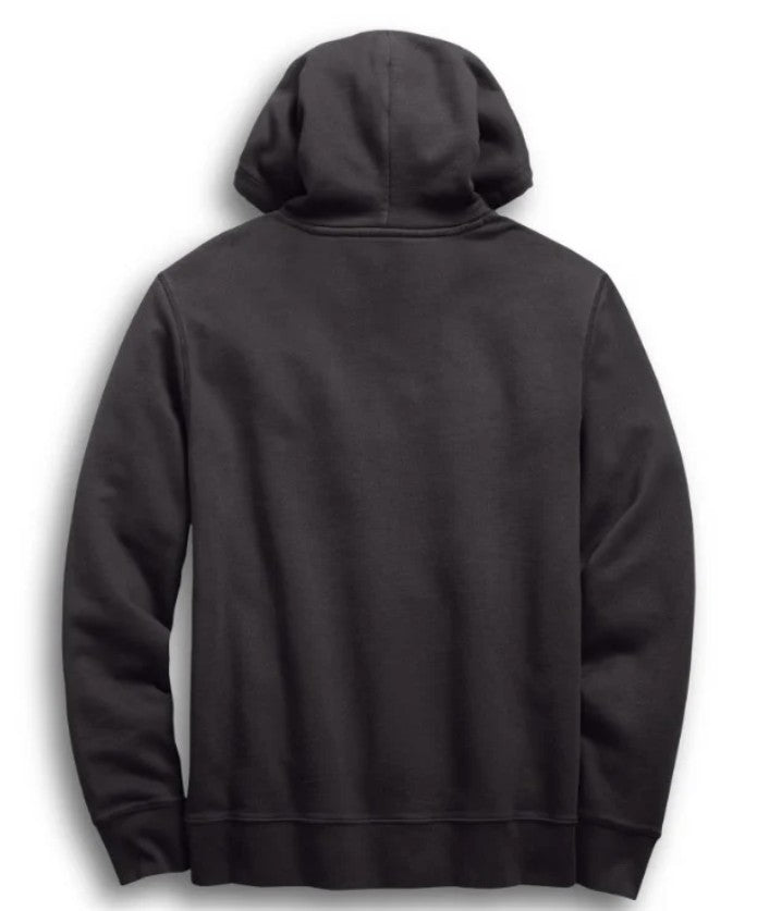 Men's Felt Patch Pullover Hoodie