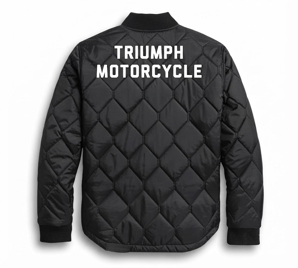 Men's Quilted Camo Lined Jacket