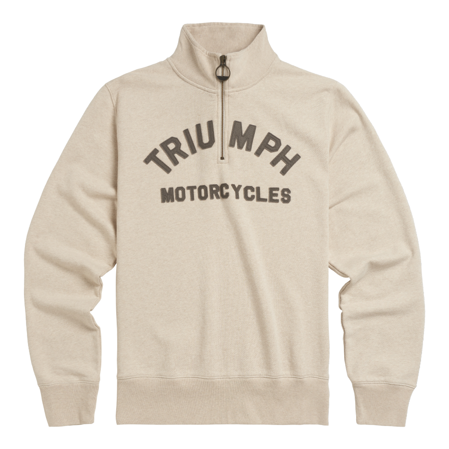 Ribble Quarter Zip Logo Sweatshirt