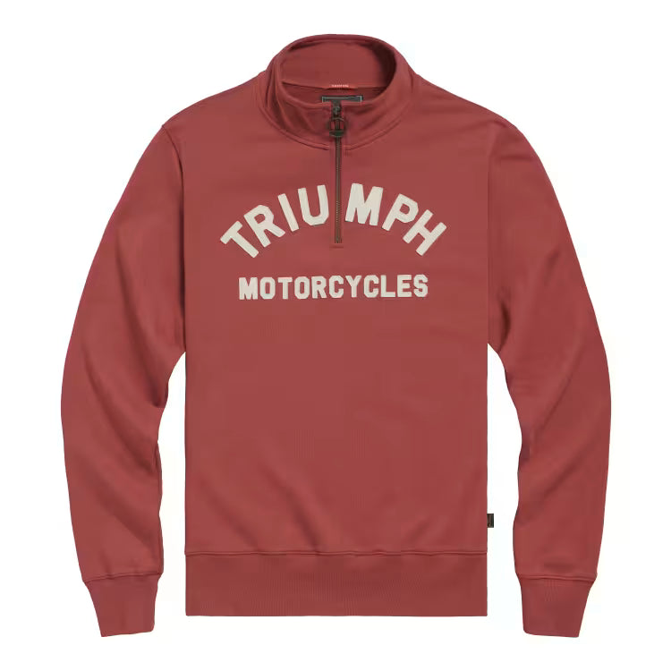Ribble Quarter Zip Logo Sweatshirt