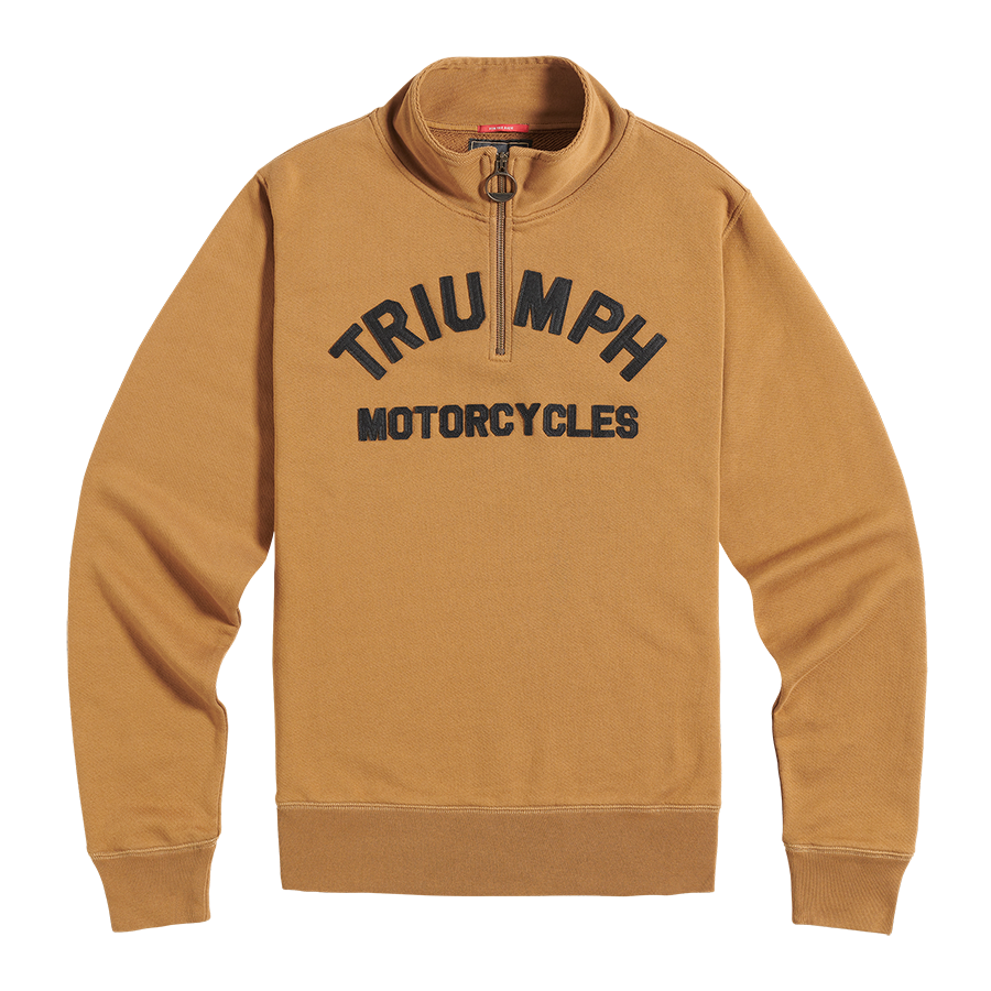 Ribble Quarter Zip Logo Sweatshirt