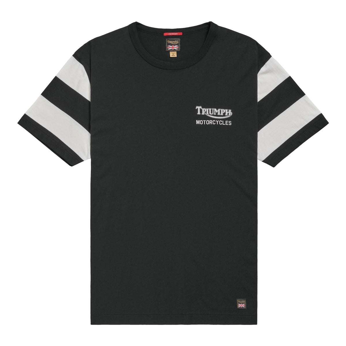 Speedway Striped Sleeve Tee