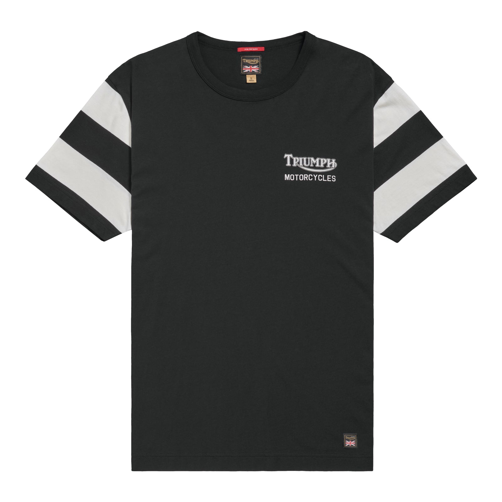 Speedway Striped Sleeve Tee