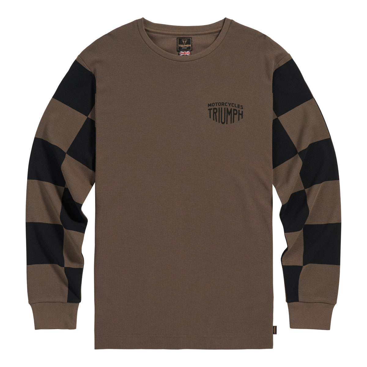 Harker Checkerboard Long Sleeve Waffle Tee