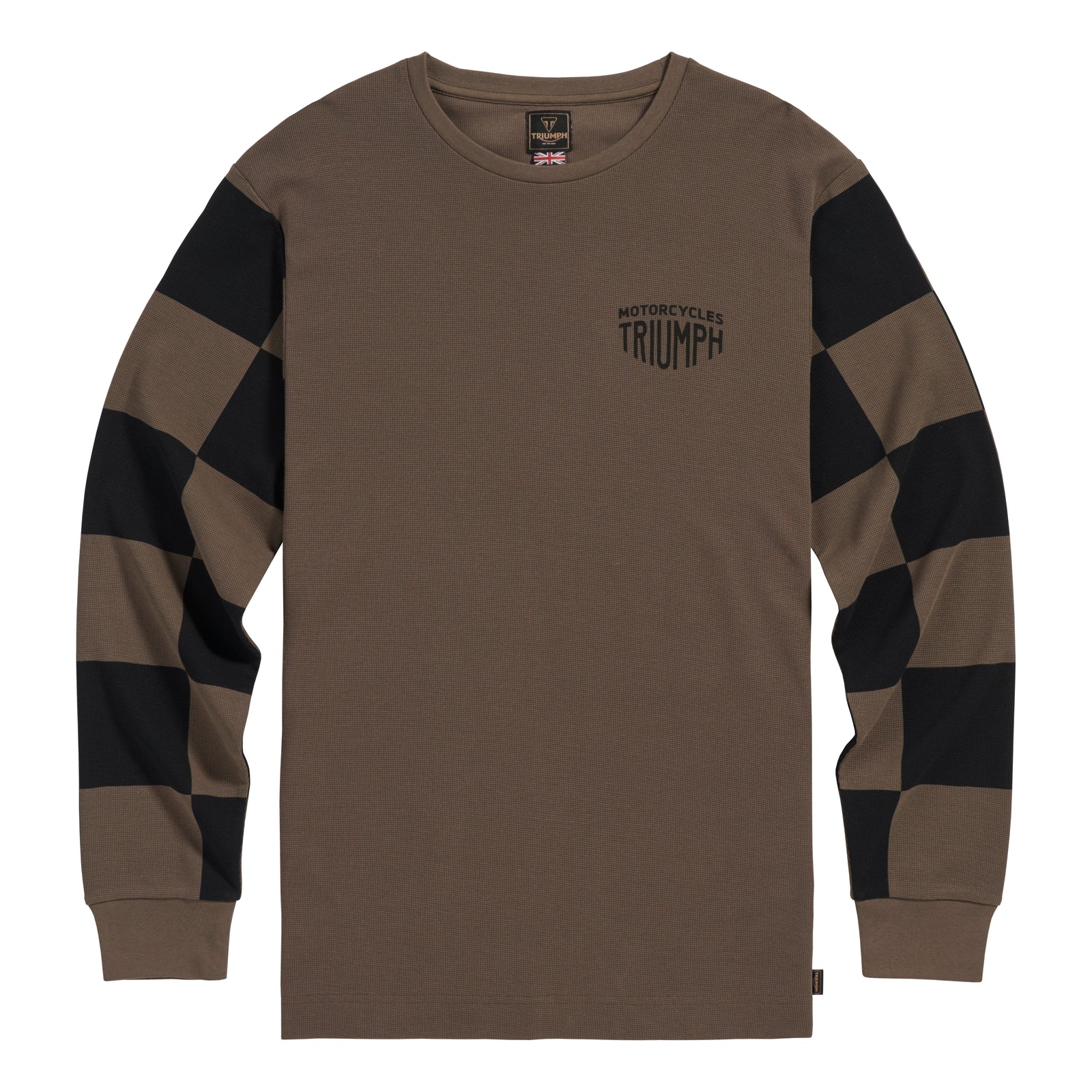 Harker Checkerboard Long Sleeve Waffle Tee