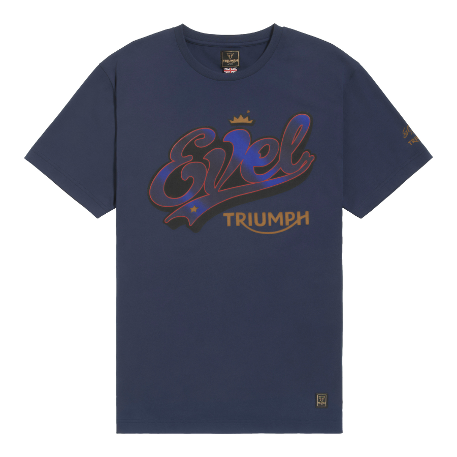 Triumph x Evel Knievel Logo Tee