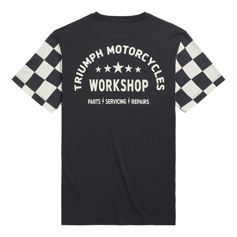 Preston Checkerboard Sleeve Tee