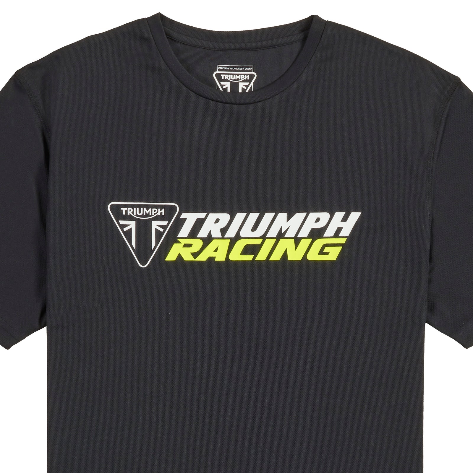 Triumph Racing Rapid Dry Crew Neck Logo Tee