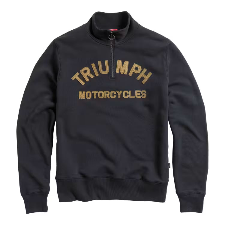Ribble Quarter Zip Logo Sweatshirt