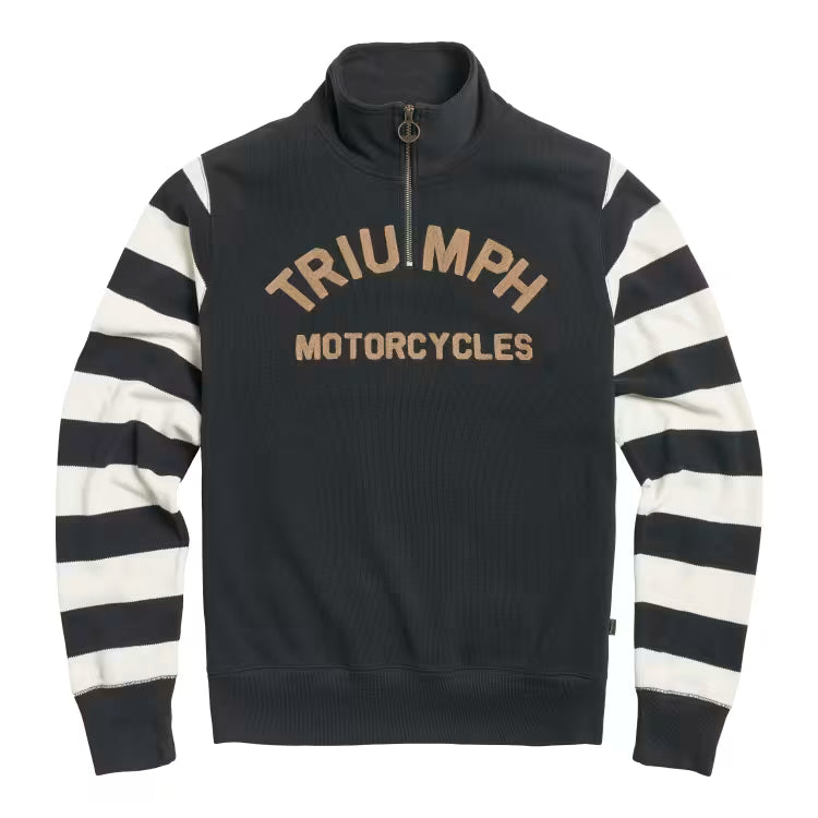 Highly Double Pique Quarter Zip Sweatshirt